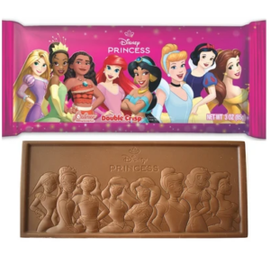 Palmer Disney Princess Double Crisp Chocolate Candy Bar 3oz 18ct